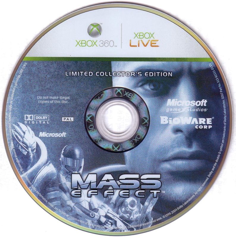 Mass Effect Collector’s Edition box art for Xbox 360